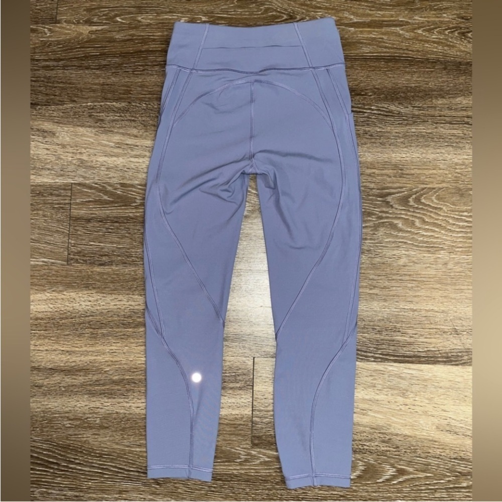 Lululemon Time To Sweat Crop 23" in Peri Purple Size 6 - Picture 5 of 7